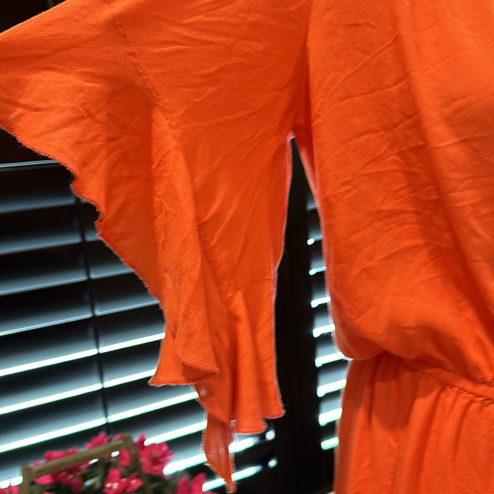 VENUS Orange Off-Shoulder Swim Coverup - Picture 2 of 3